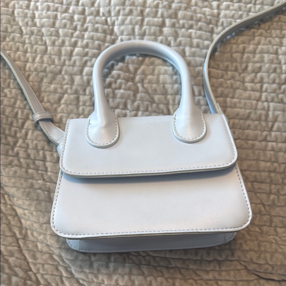 Light blue handbag
